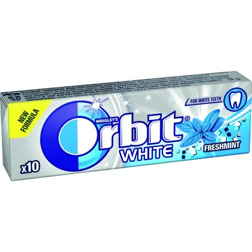 Närimiskumm White Freshmint, ORBIT, 14 g