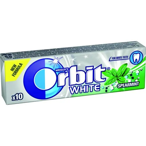 Närimiskumm White Spearmint suhkruvaba magusainetega, ORBIT, 14 g