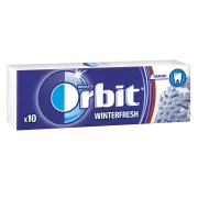 Närimiskumm Winterfresh suhkruvaba magusainetega, ORBIT, 14 g