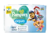 Niisked salvrätikud PAMPERS Aqua, Paw Patrol, 3x48tk