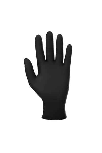 Nitriilkindad puudrita, suurus XL, mustad, ühekordsed, Mercator, Nitrylex, 100 tk
