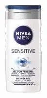 Dušigeel Sensitive meestele, NIVEA, 250 ml