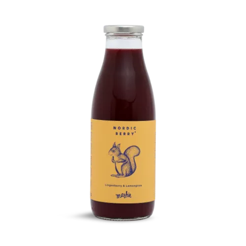 Nordic Berry, Pohla ja sidrunheina tee, 0,75 l