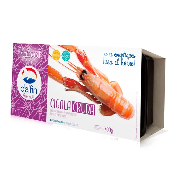 Norra salehomaar DELFIN, peaga, koorega, 17/20, külmutatud, 700g