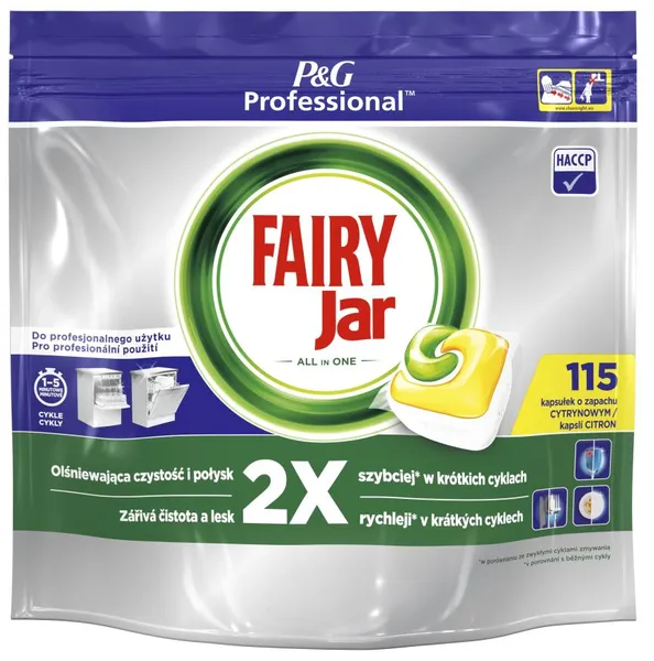 Nõudepesumasina kapslid FAIRY  Professional Ai1 Lemon, 115 tk