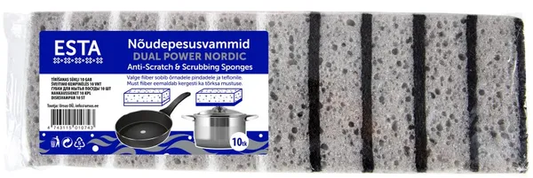 Nõudepesusvammid ESTA, Dual Power Nordic 10tk