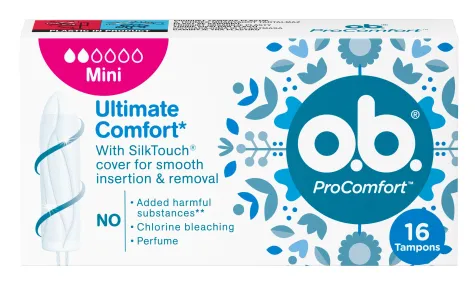 Tampoonid Pro Comfort Mini, O.B., 16 tk