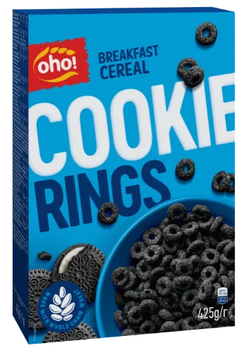 OHO Hommikuhelbed, Cookie Rings, 425 g