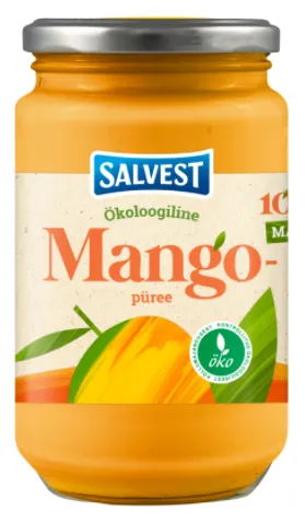 Salvest ökoloogiline mangopüree 450 g