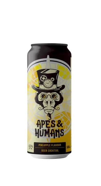Õllekokteil Apes&Humans ananass 4,3% vol 0,5l can R26/206499/46