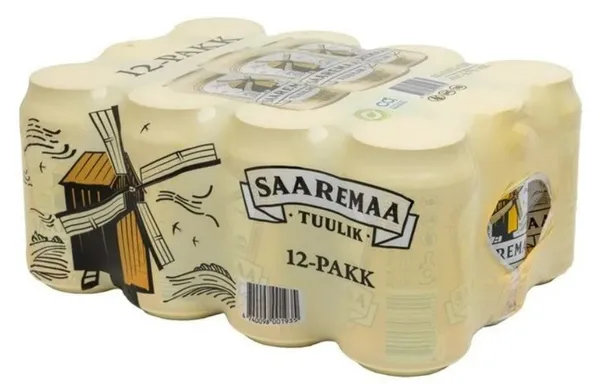 Õlu SAAREMAA Tuulik 4.7%vol, purk, 12tk x 0,33L, R18/130715/37
