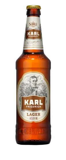 Õlu SAKU Karl Friedrich, 5%vol, 0,5L, R14/97665/37, pudel