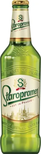 Alus STAROPRAMEN Premium, stiklā, 5%, 0.5 l(DEP)