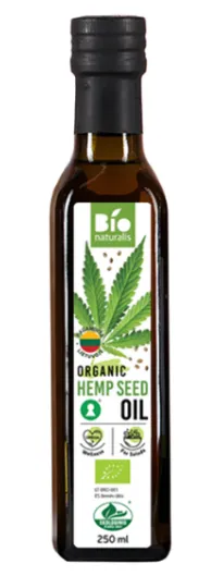 Orgaaniline kanepiõli BIONATURALIS 250ml, LT-EKO-001