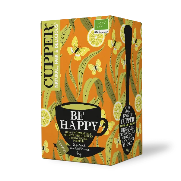 Orgaaniline ürditee CUPPER Be Happy 40g, 20tk teekott