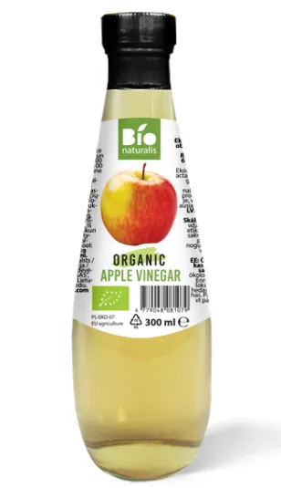 Dabīgais ābolu etiķis BIONATURALIS 300ml