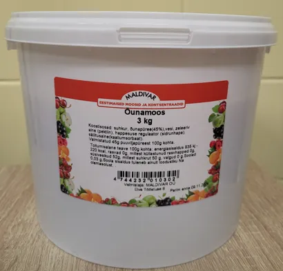 Õunamoos EESTI MOOS küpsetuskindel 3kg (ämber)