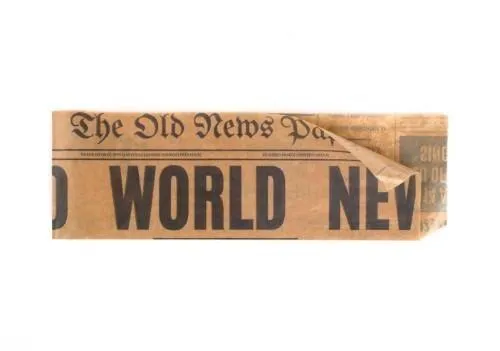 Paberkott 21 x 7 cm, ameerika hot-dogi jaoks, PE, OLDNEWS, 250tk