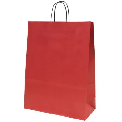 Paberkott  32 x 14 x 42 cm, spiraal pabersangadega,punane, 100g/m2
