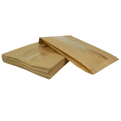 Paberkott aknaga 23 x 6 x 37 cm, 35g/m2,  100tk, pruun