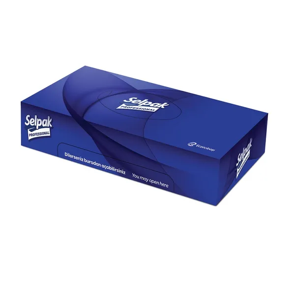Pabersalvrätikud karbis SELPAK Pro Premium, 3 kihti,  50 tk