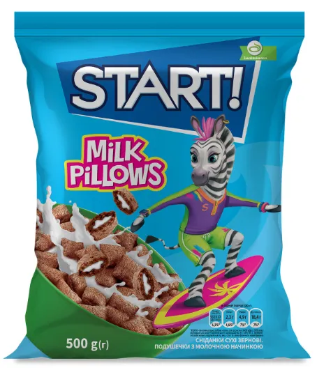 Padjakesed piimatäidisega Start! 500g