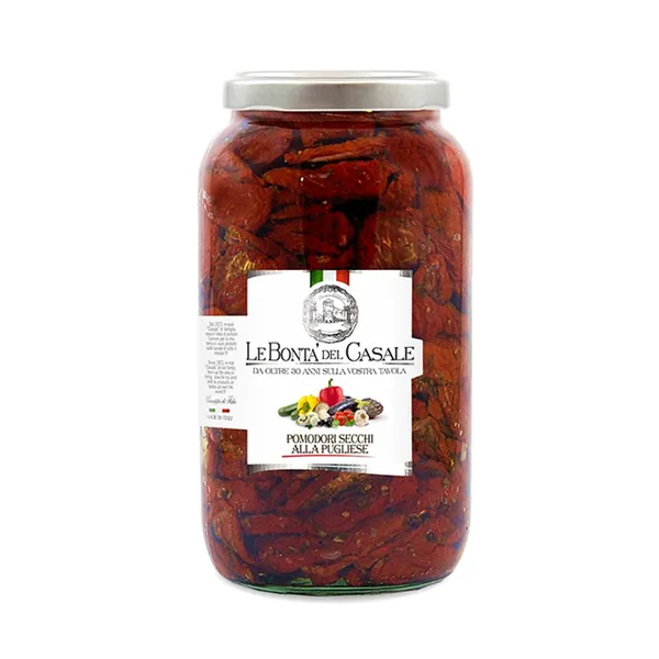 Päikesekuivatatud tomatid "alla Pugliese" 3100ml "LEBONTA DEL CASALE",Itaalia