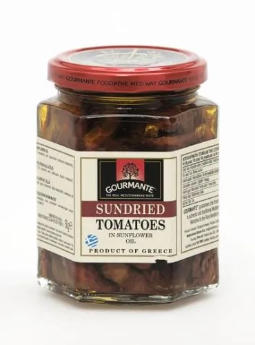 Päikesekuivatatud tomatid GOURMANTE päevalilleõlis 280ml
