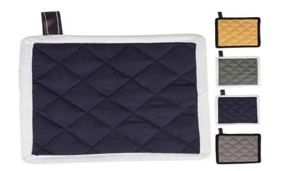 Pajalapp 20x20cm 100%puuvilla,nahk äärega 4värvi