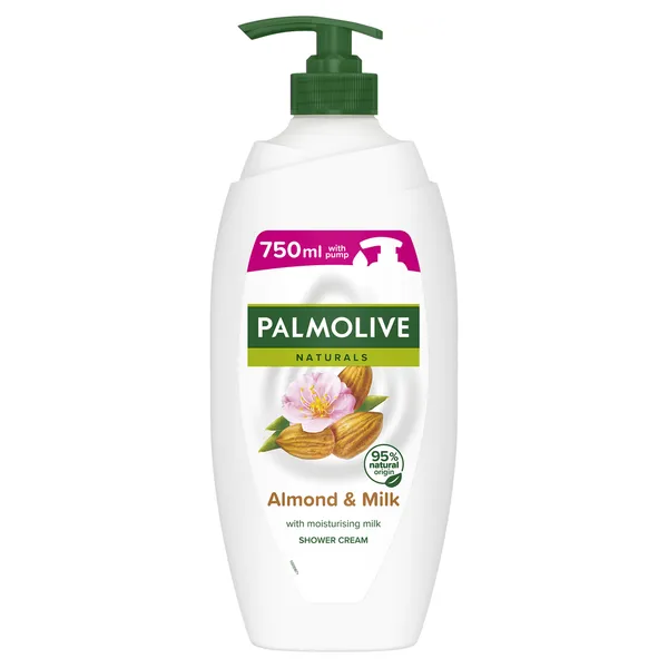 PALMOLIVE Dušigeel Naturals Almond 750ml Pump