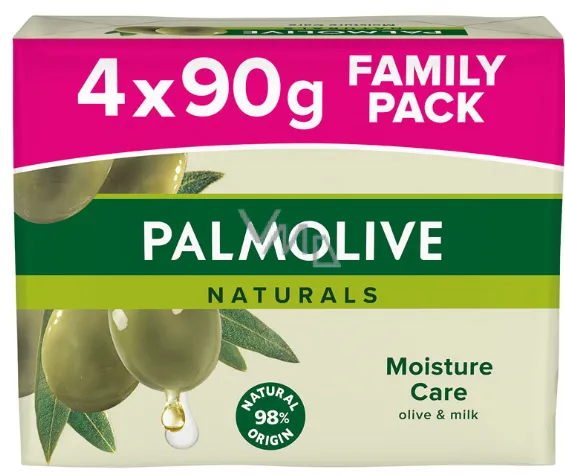 PALMOLIVE Tükiseep Naturals Olive Milk 90g x 4tk