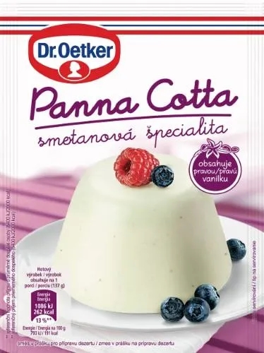 Magustoidupulber Panna Cotta Dr.Oetker 50g
