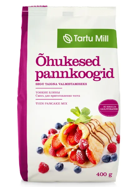 Pannkoogijahu TARTU MILL, õhukesed, 400g