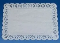 PAPSTAR  Koogialus, kandiline, valge 40x30cm 100 tk