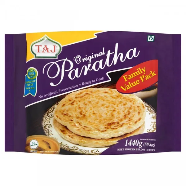 Paratha TAJ FOODS, perepakk, külmutatud 1440g