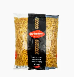 Pasta ARIADNA, Gancetti Rigati, nisujahust, 400g