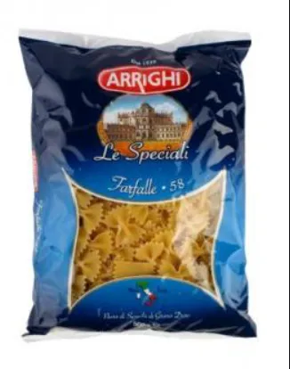 Pasta ARRIGHI, Farfalle Nr.58, durum, 500g