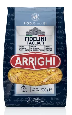 Pasta ARRIGHI, Fidelini Tagliati, durum, 500g