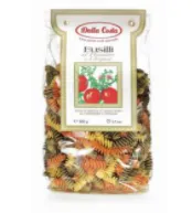 Pasta DALLA COSTA Fusilli,värviline, tomati-oreganoga, durum,500g