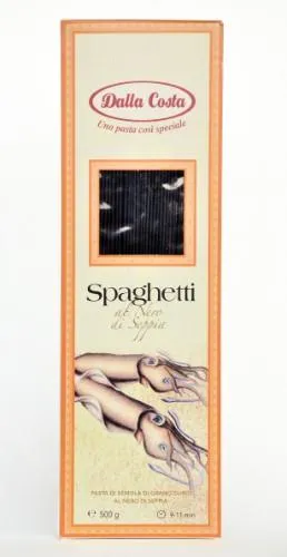 Pasta DALLA COSTA Spaghetti, seepiatindiga, durum, 500g