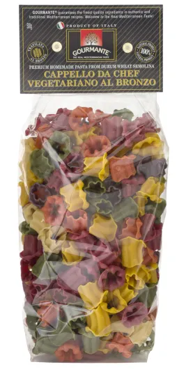 Pasta Cappello Da Chef Vegetariano Al Bronzo, GOURMANTE, 500 g