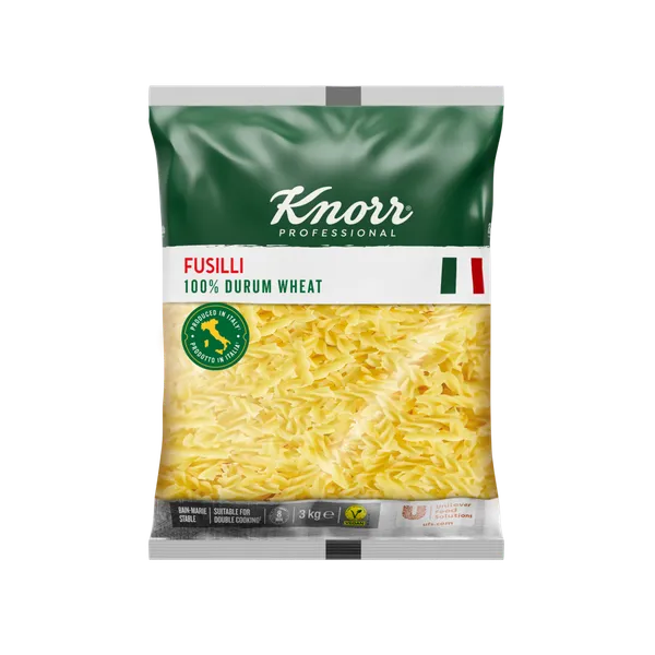 Pasta KNORR, Fusilli, durum, 3 kg
