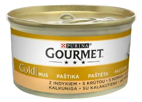 Pasteet GOURMET GOLD, kassidele, kalkun, 85 g
