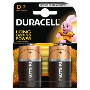 Patareid DURACELL D Basic 2tk