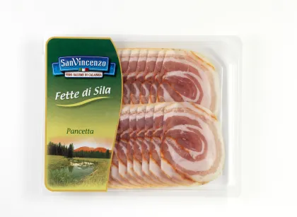 Peekon SAN VINCENZO, Pancetta Arrotolata, mahedamaitseline, vinnutatud, viilutatud, 120g