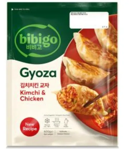 Pelmeenid BIBIGO, Gyoza, kimchi, kana ja köögiviljadega, külmutatud, 600g