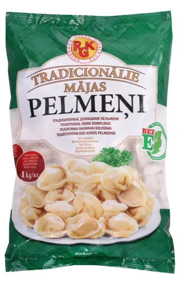 Pelmeenid RGK, traditsioonilised, külmutatud, 1kg