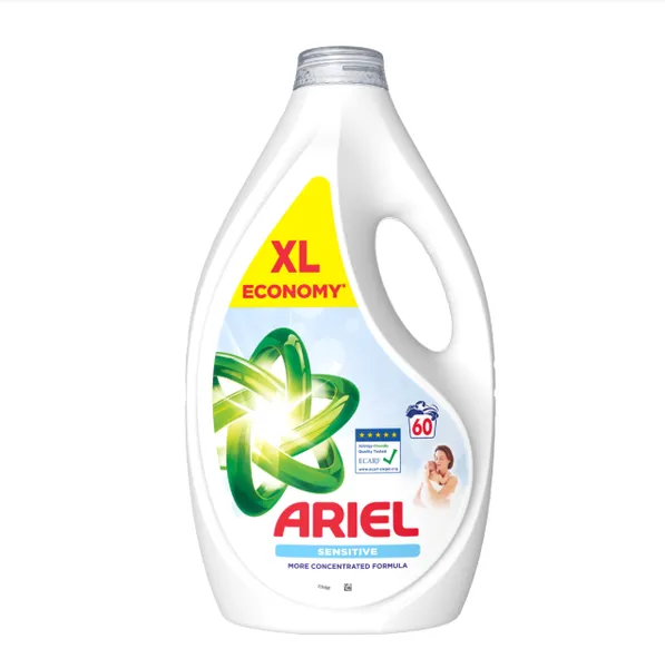 Pesugeel ARIEL Sensitive, 60 pesukorda, 2,7 l