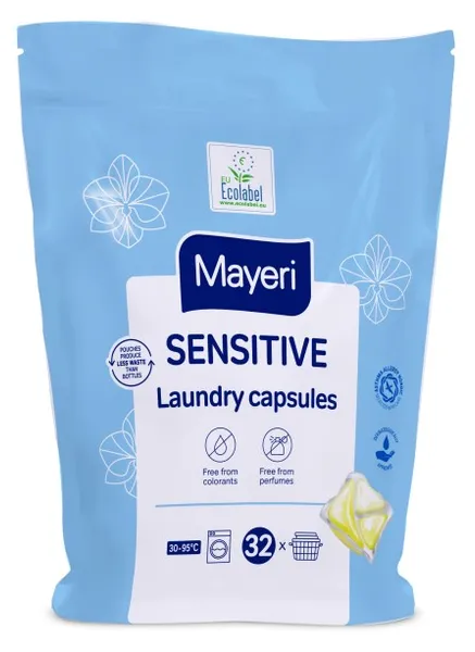 Pesugeelikapslid MAYERI, Sensitive, 32tk refill