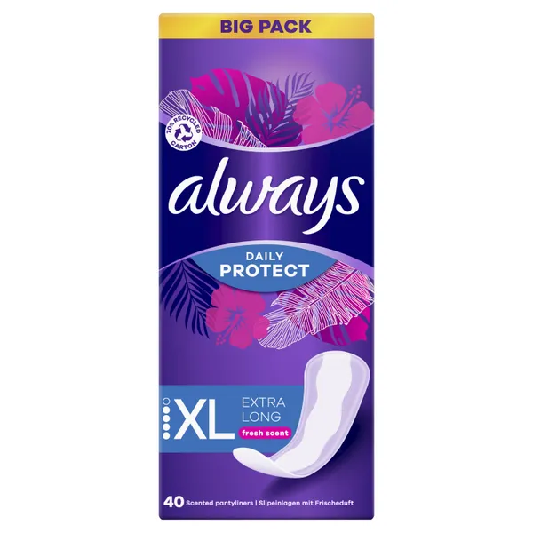 Pesukaitsmed ALWAYS Extra Long Fresh Scent, 40tk
